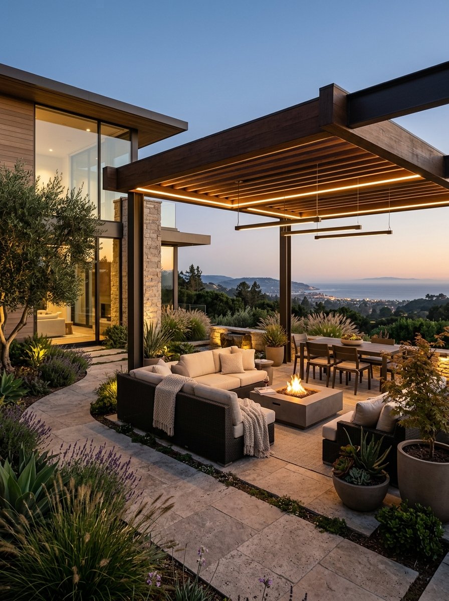 Landscape design drawing and planning